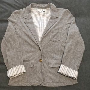 BP gray blazer with stripe lining size medium